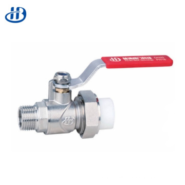 Male Thread PPR Brass Ball Valve 218 with Long Handle